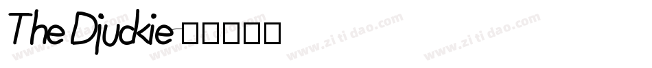 The Djuckie字体转换